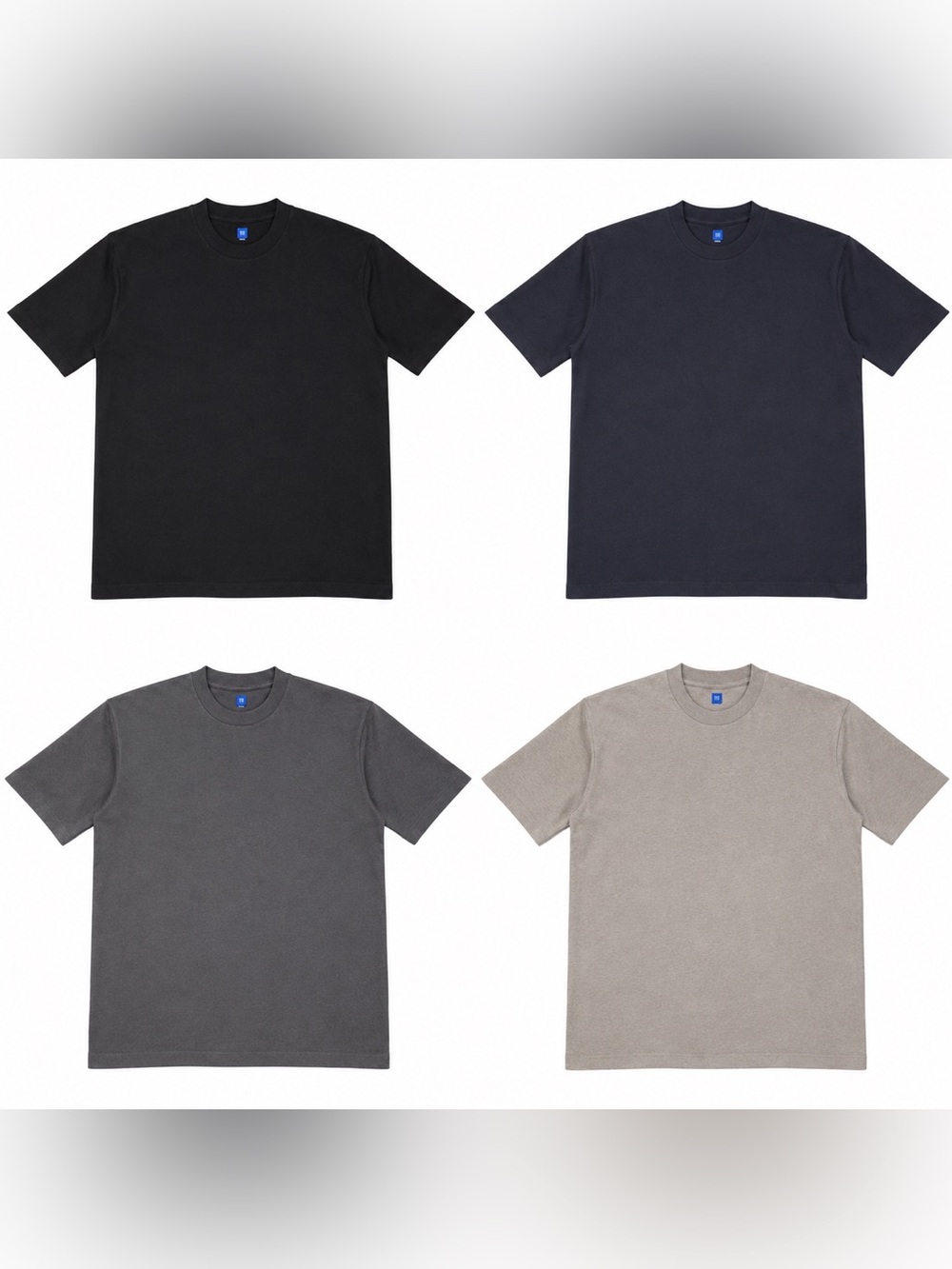Set of 4 Colors Yeezy Gap Heavyweight Blank T-Shirts – 4 Pack – Size XL New